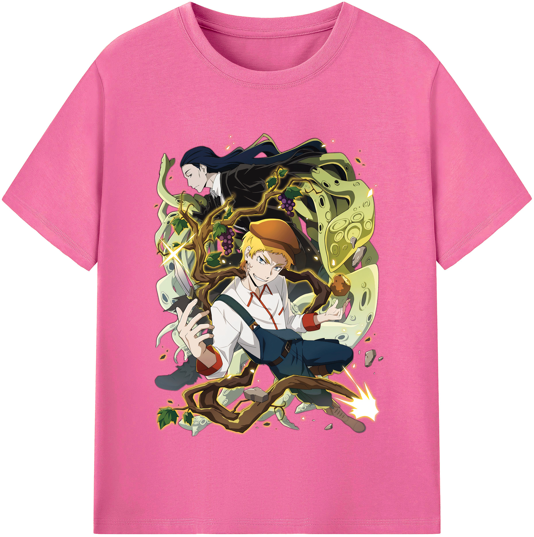 （画像用） 文豪ストレイドッグス Bungo Stray Dogs レディースカジュアルプリントTシャツ（綿100％）